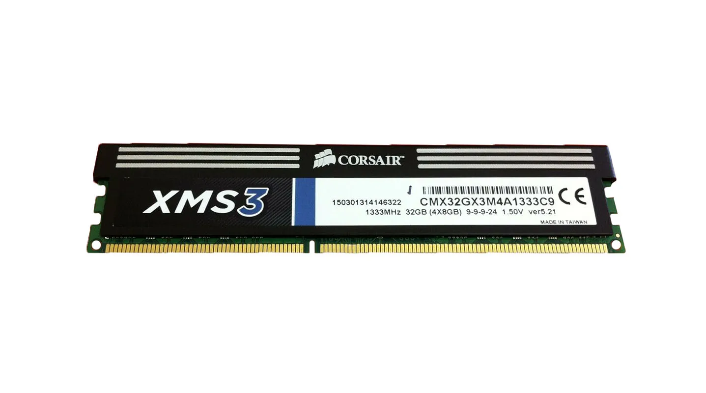 CMX32GX3M4A1333C9 - Corsair XMS3 32GB Kit (4 x 8GB) DDR3-1333MHz PC-1…