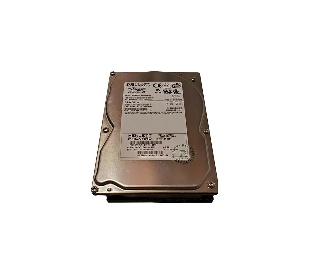 D4625-60101 - HP 4.3GB 10000RPM Ultra Wide SCSI non Hot-Plug LVD 68-P…