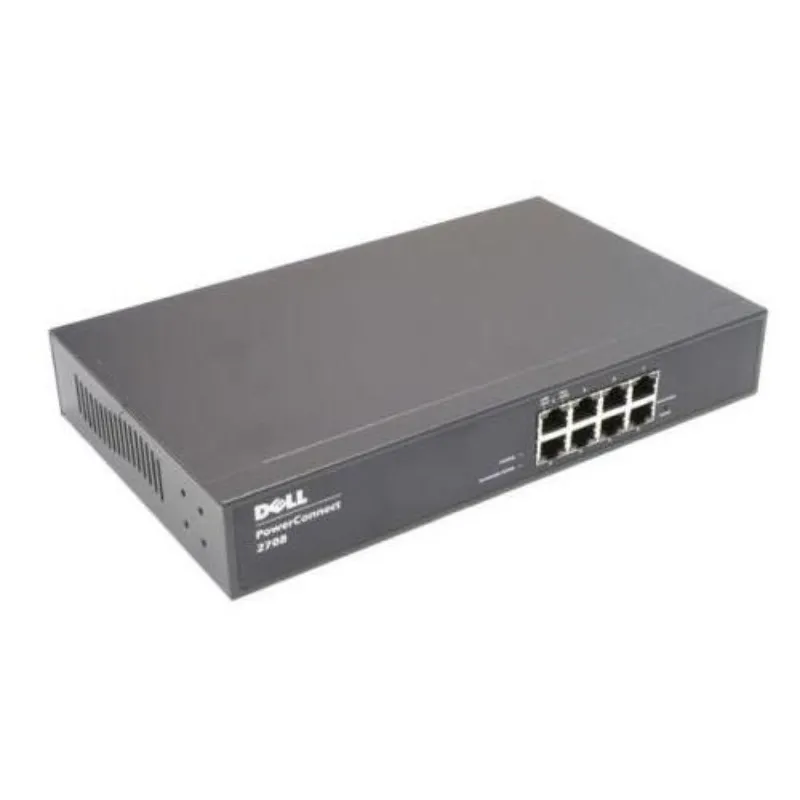 D5691 - Dell Powerconnect 2708 8-Ports 10/100 Gigabit Managed Network…