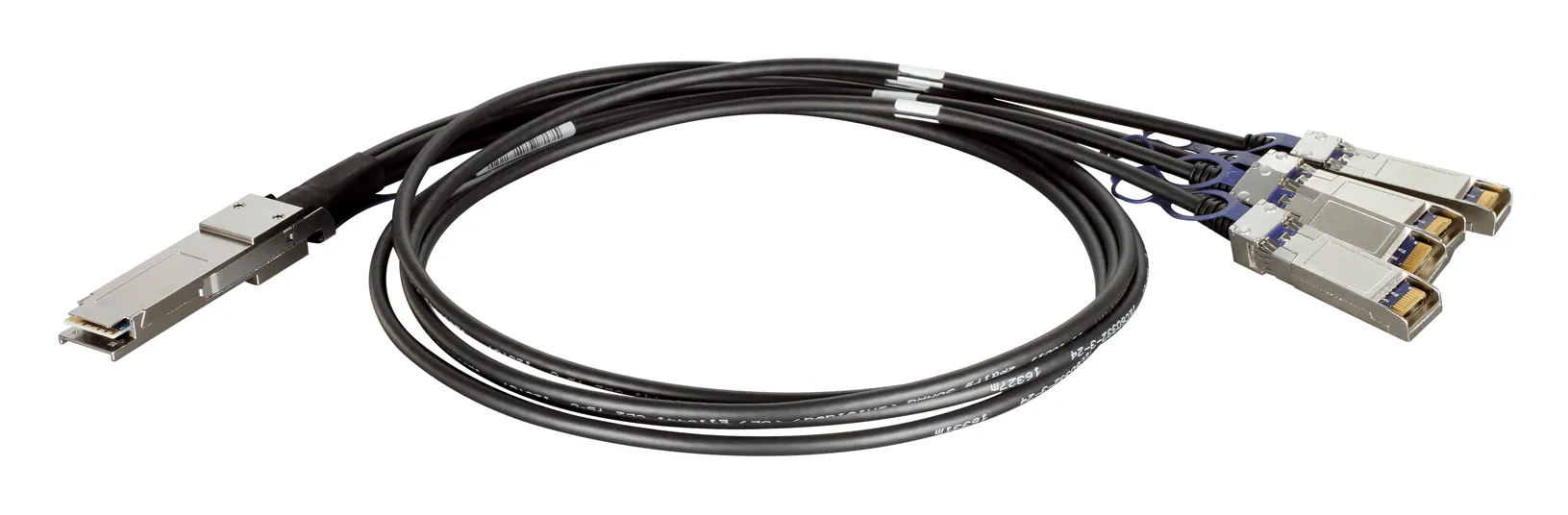 DEM-CB100QXS-4XS - D-Link 3.3ft 100 Ohm 40G QSFP+ Direct Attach Coppe…