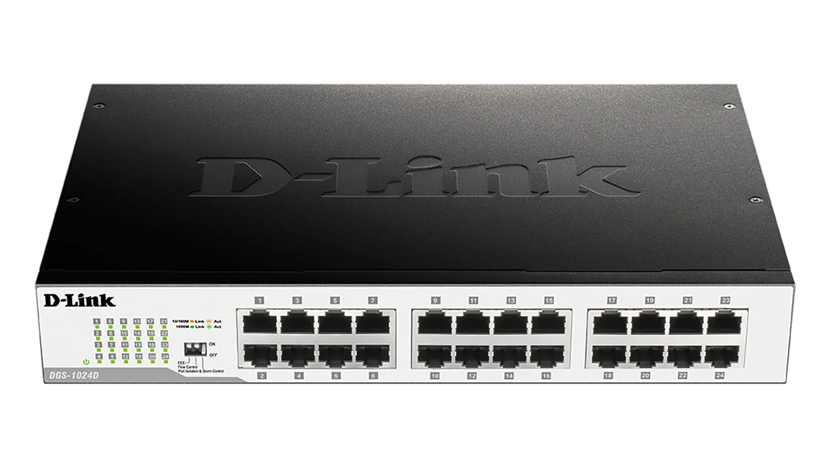 DGS-1024D - D-Link 24-Port 10/100/1000Base-T Unmanaged Gigabit Ethern…