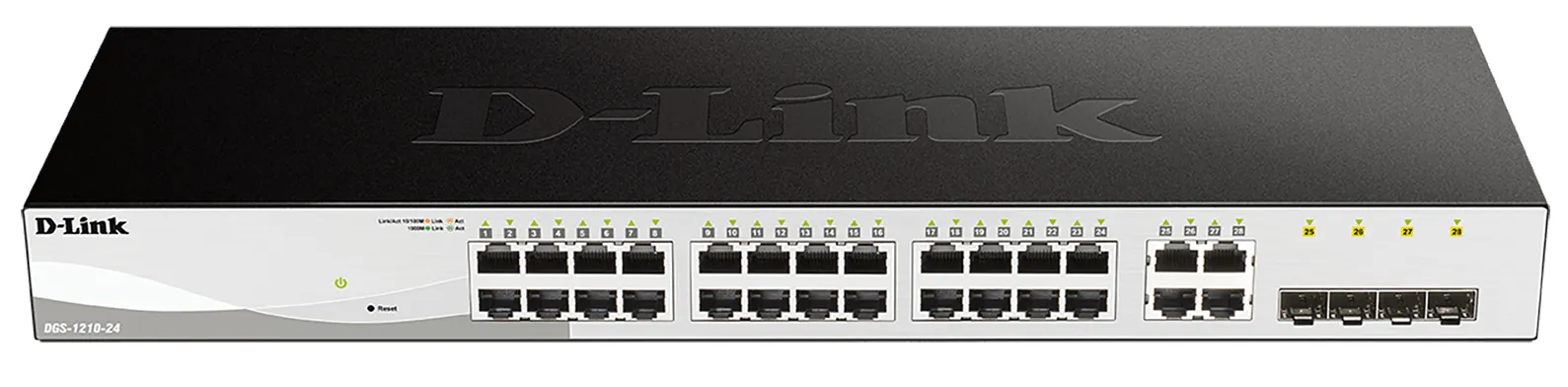 DGS-1210-24 - D-Link 24-Port Gigabit WebSmart Switch with 4 Combo SFP…