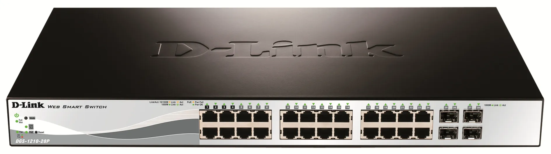 DGS-1210-28P - D-Link 24-Ports 10/100/1000 Poe L2 Ethernet Switch