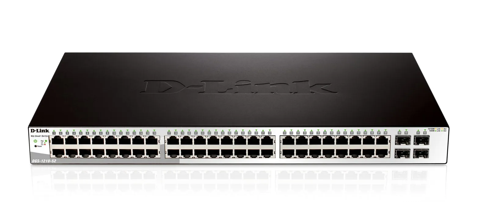 DGS-1210-52 - D-Link 48-Port 10/100/1000Base-T Managed Gigabit Ethern…