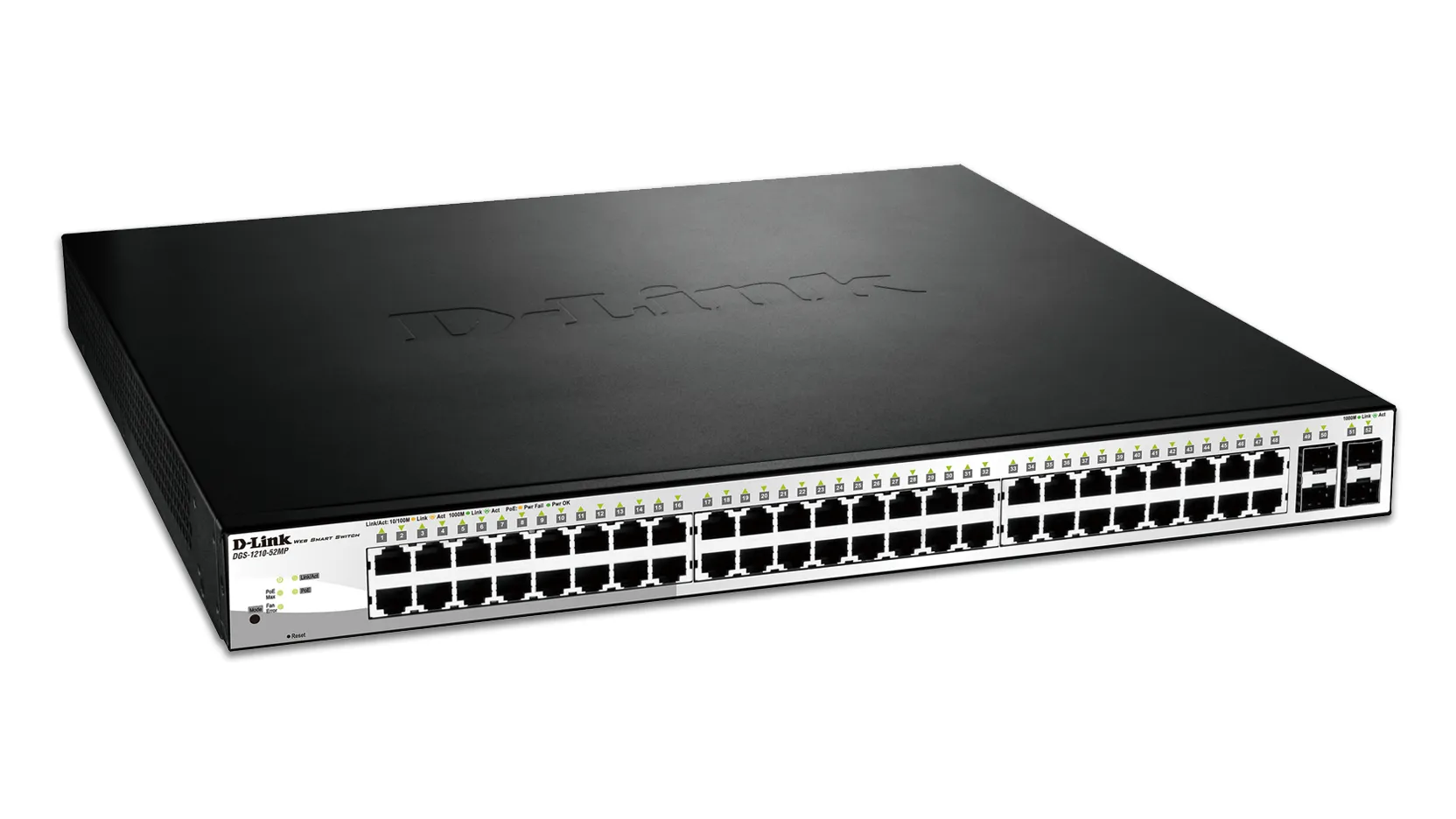 DGS-1210-52MP - D-Link Ethernet Switch 48 Network 4 Expansion Slot Ma…