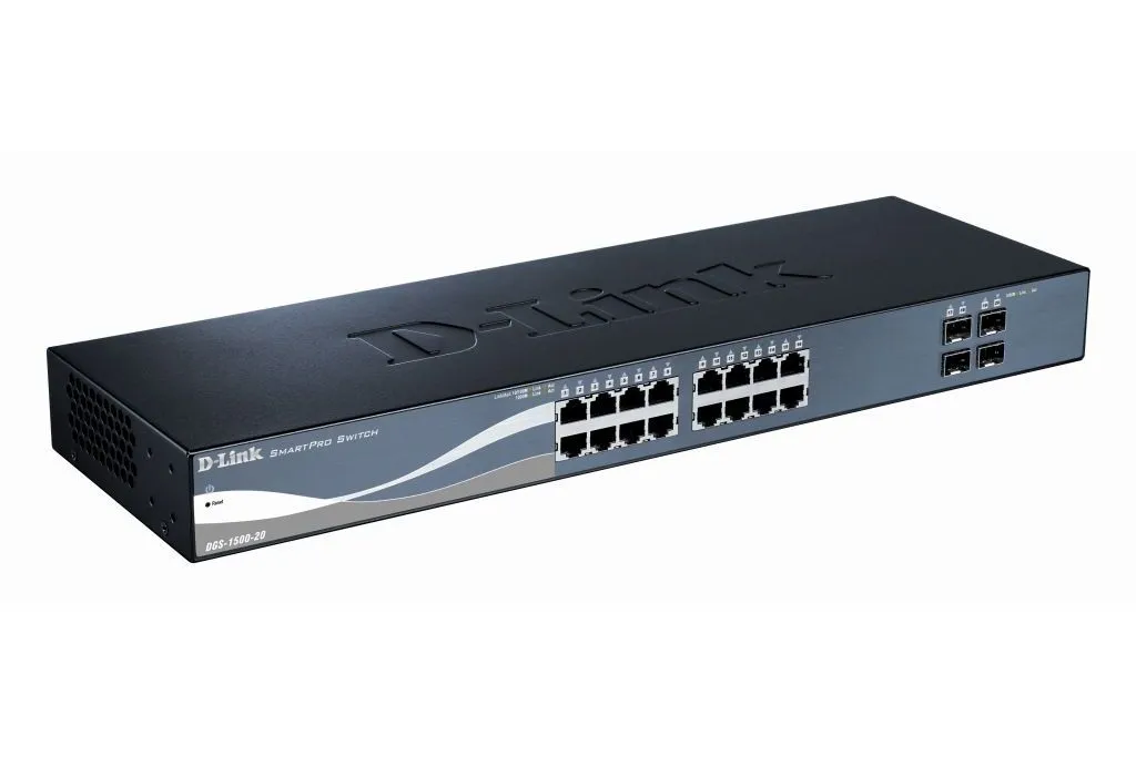 DGS-1500-20 - D-Link 16-Port 10/100/1000Base-T Layer-3 Managed Gigabi…