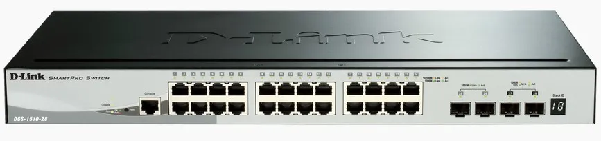 DGS-1510-28X - D-Link 28-Port 10/100/1000Base-T Layer-3 Managed Stack…