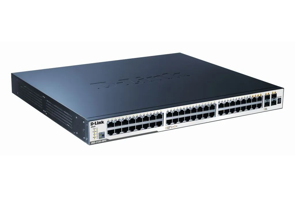 DGS-3120-48PC - D-Link 44-Port 32MB 10/100/1000(PoE) Layer-3 Managed …