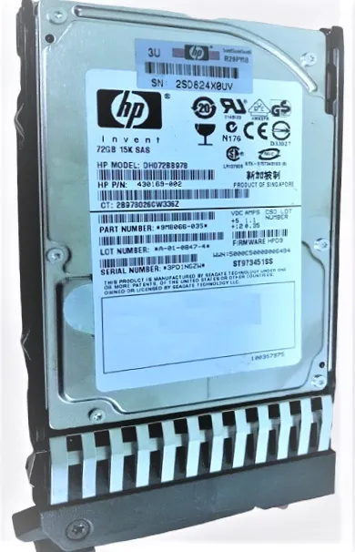 DH072BB978 HP 73GB 15000RPM SAS 3GB/s Hot-Pluggable Dual Port 2.5-inc…