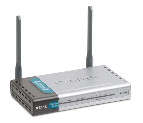 DI-624M - D-Link Super G with MIMO Wireless Router 4 x LAN 1 x WAN (R…