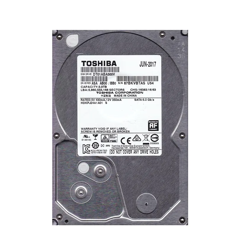 M6990 TOSHIBA 3TB HDD DT01ABA300V 3.5インチ Amazon | 東芝 内蔵HDD 3.5インチ 3TB 監視カメラモデル