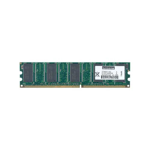 DTM63715C - Dataram 512MB DDR-400MHz PC3200 ECC Unbuffered CL3 184-Pi…