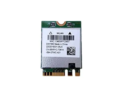 DW1560 - Dell Wireless-AC 867Mbps WiFi Bluetooth 4.0 Card by Broadcom