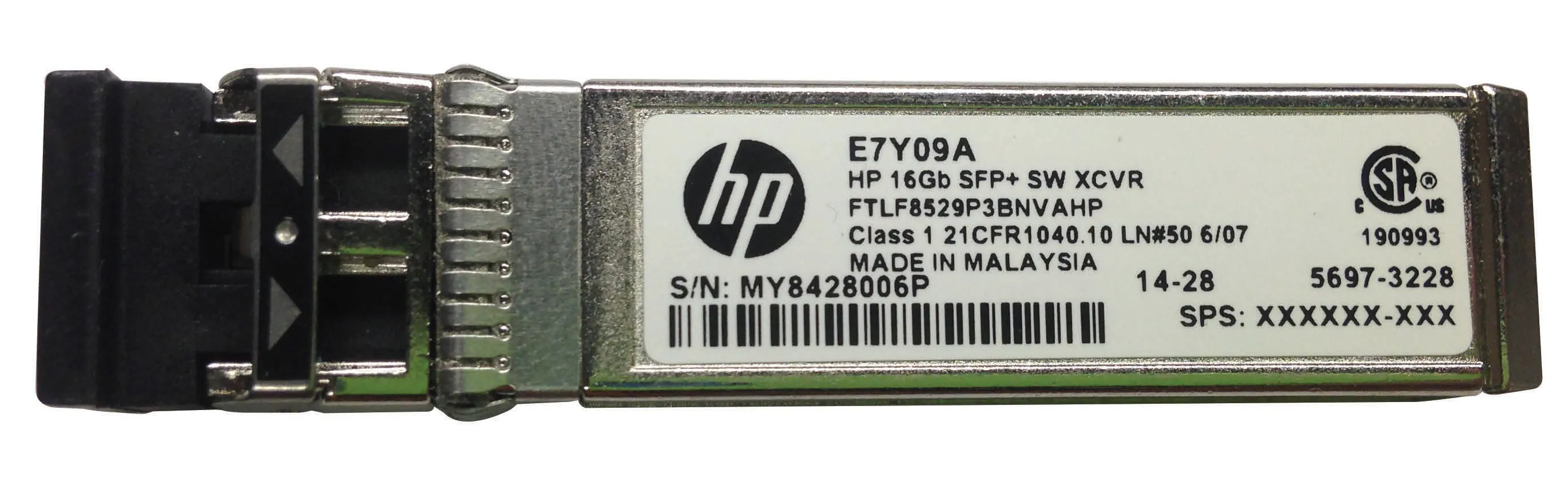 E7Y09AR - HP 16Gb/s Multi-Mode Fibre Short Wave 850nm LC Connector SF…