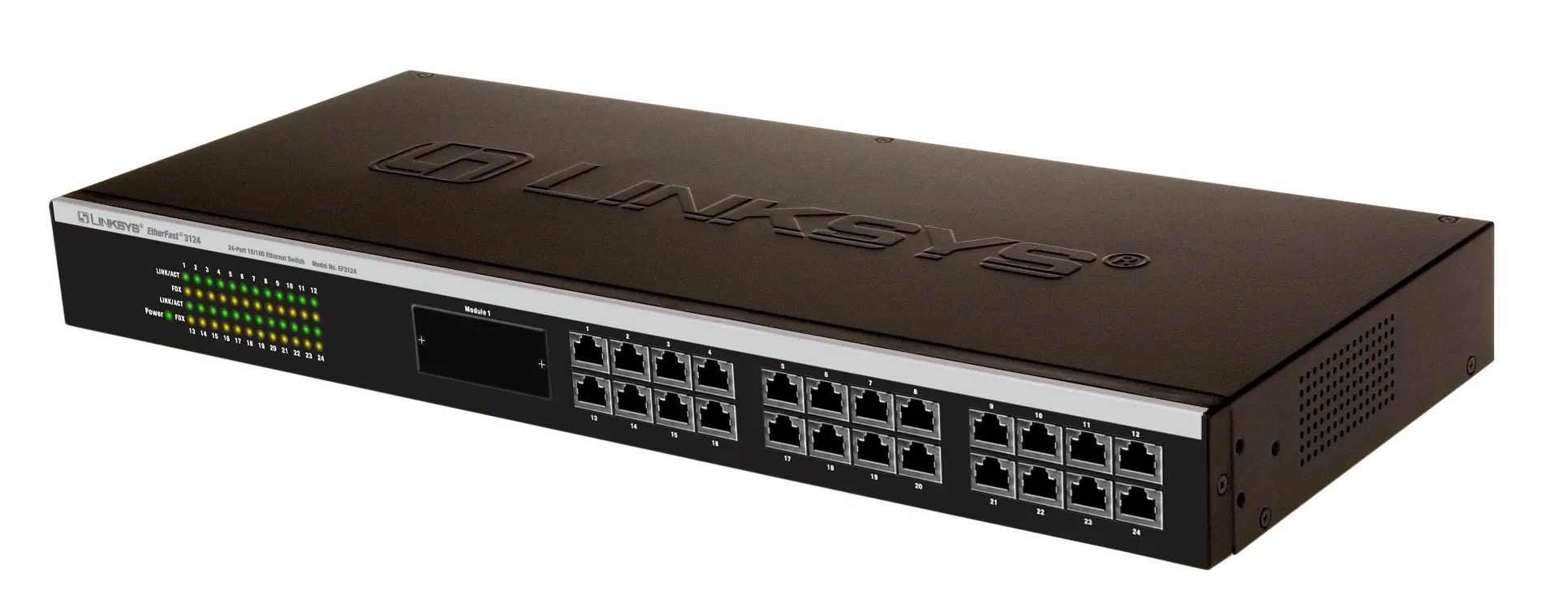 EF3124 - Linksys EtherFast 3124 24-Ports 10/100Mbps Ethernet Switch w…