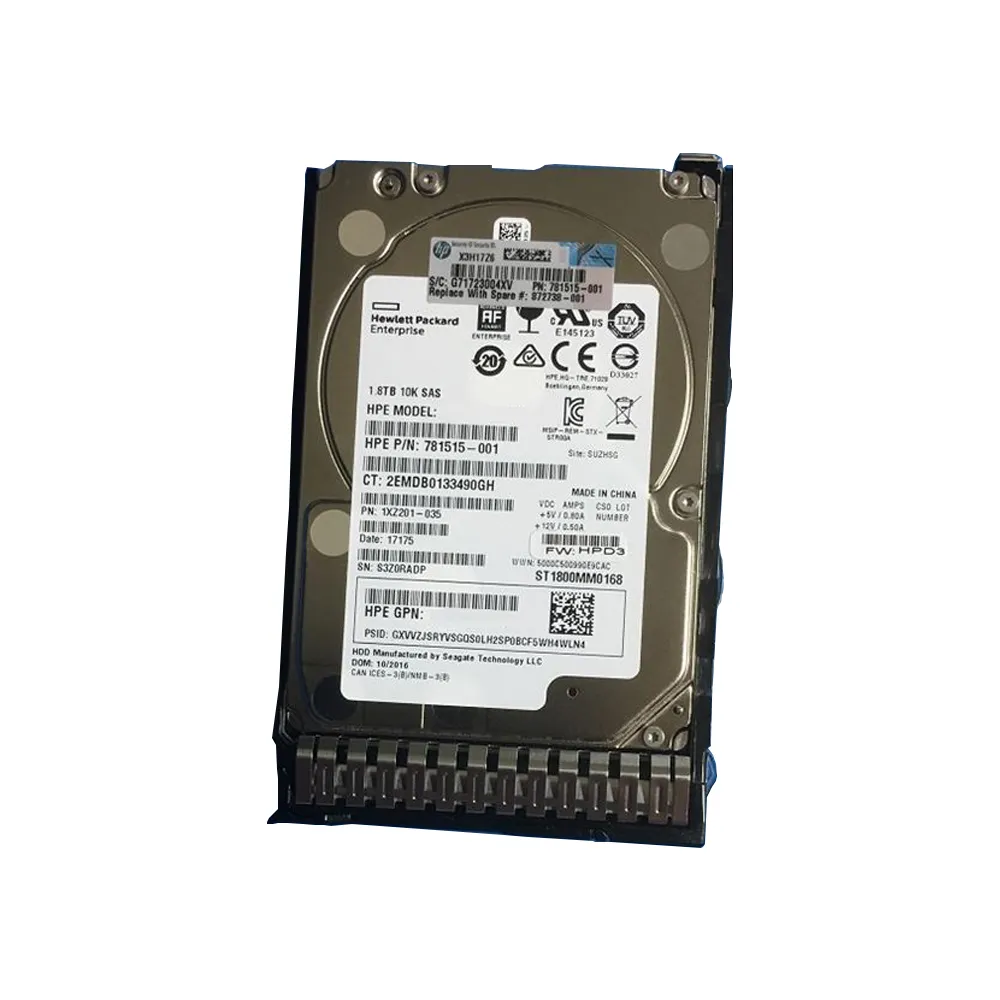 EG001800JWJNR - HP 1.8TB 10000RPM SAS 12Gb/s Hot-Swappable 2.5-inch H…