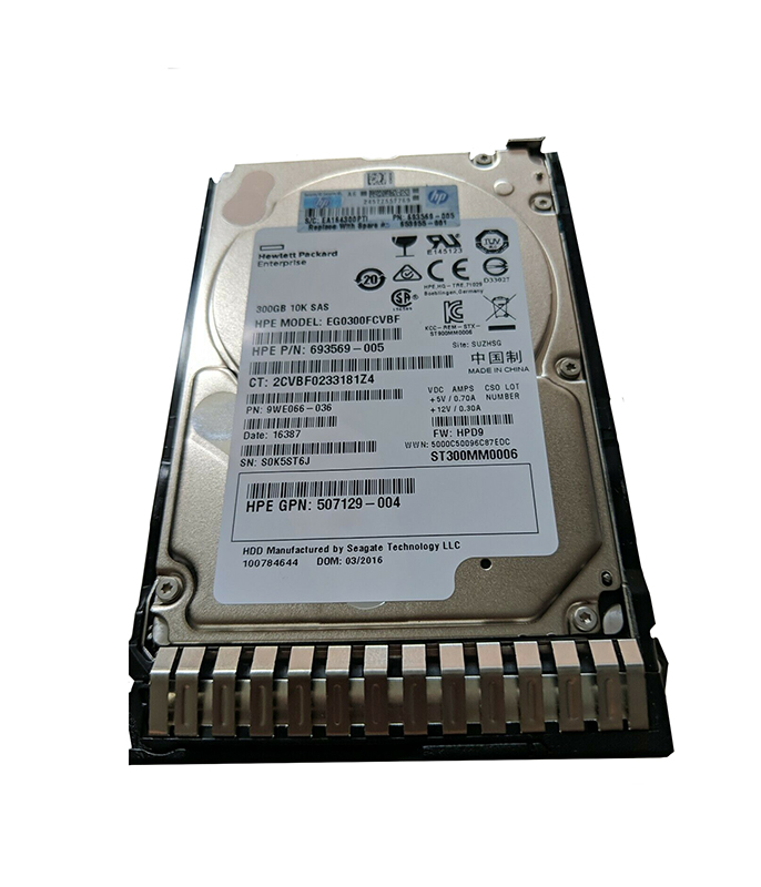 EG0300FCVBF - HP 300GB 10000RPM SAS 6Gb/s SFF Hot-Pluggable Dual Port 2 ...