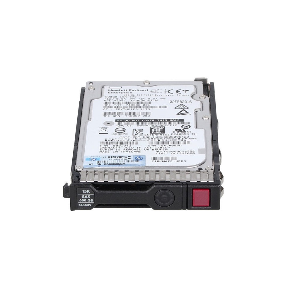 EH0600JDYTN - HP 600GB SAS 15000RPM 12Gb/s Hot-Swappable 2.5-inch Har…