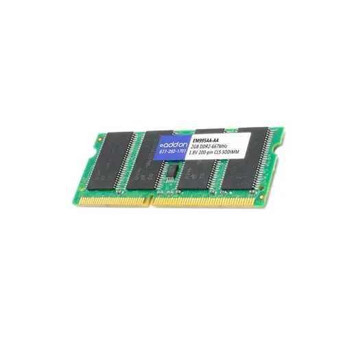EM995AA - HP 2GB DDR2-667MHz PC2-5300 non-ECC Unbuffered CL5 200-Pin …