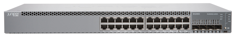 EX2300-24P - Juniper 24-Port 10/100/1000 (PoE+) Managed Layer-3 Gigab…