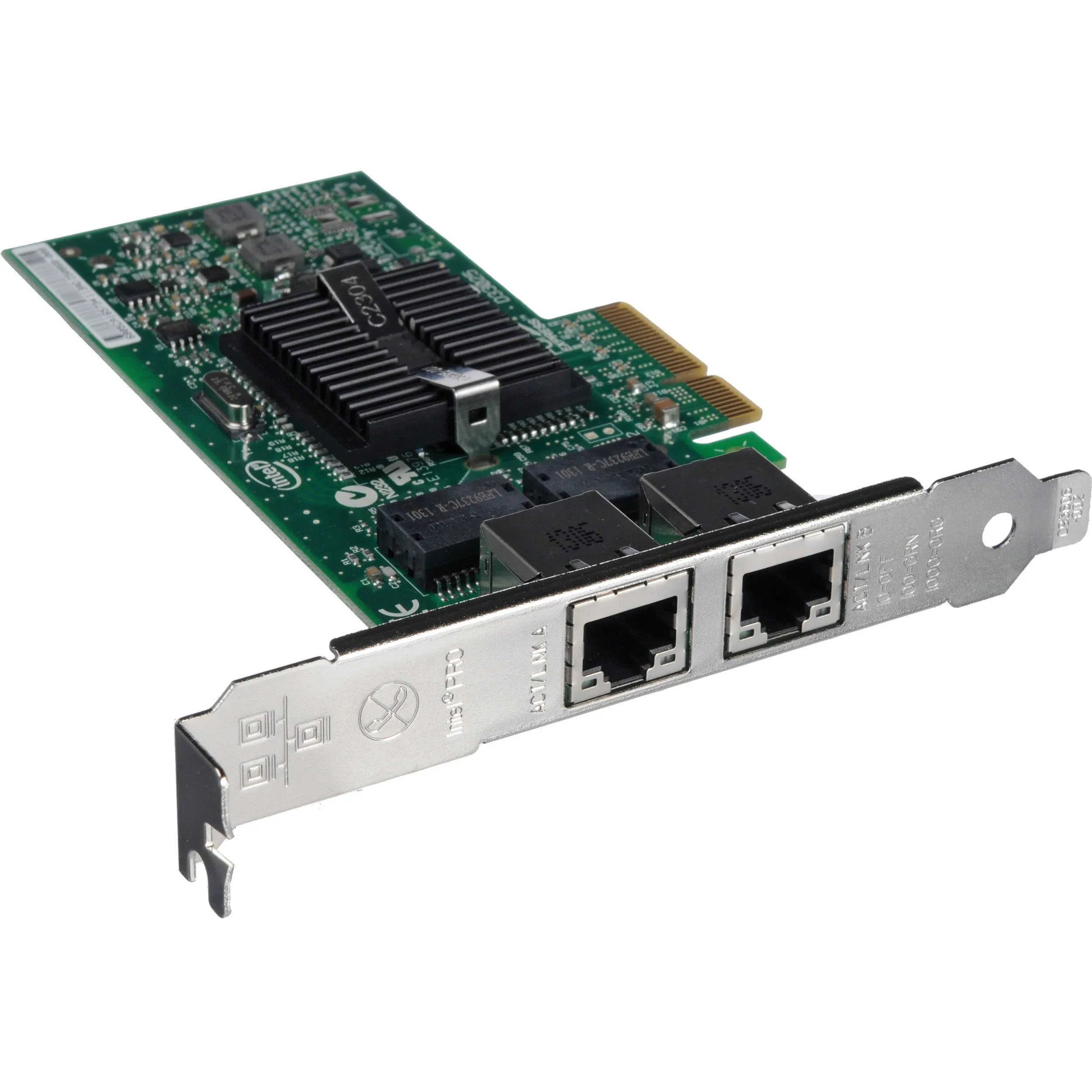 EXPI9402PTG2P20 - Intel 2-Port 10/100/1000Base-T PCI-Express X4 Netwo…