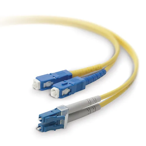 F2F802L7-50M - Belkin Duplex Fiber Optic Cable Lc/sc 8.3/125 50 Meters