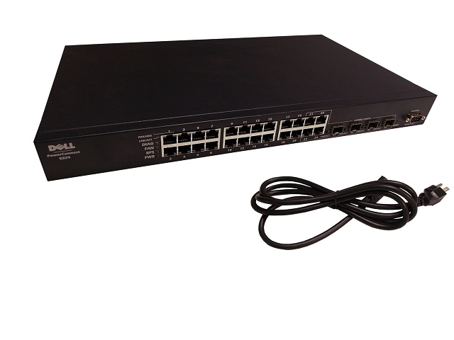 F5406 - Dell PowerConnect 5324 24-Ports 10/100/1000 + 4 x Shared SFP …