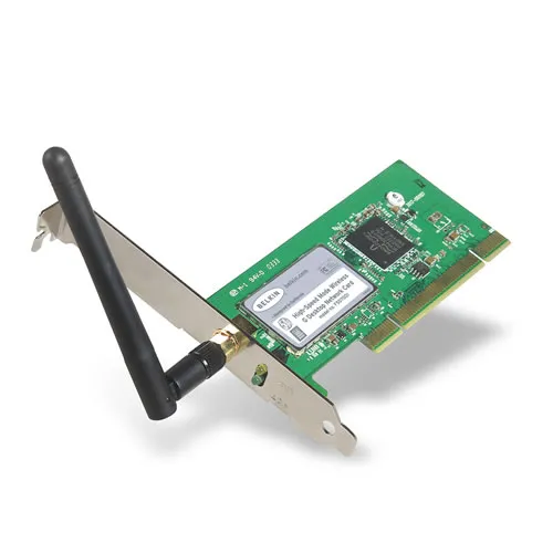 F5D7001 - Belkin 125mbps 802.11g Wireless PCI Desktop Network Adapter…