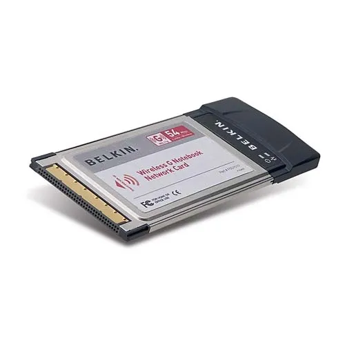F5D7010 - Belkin Wireless 802.11g Cardbus Notebook NIC 54Mbps Soho Ne…