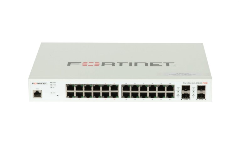 FS-224E-POE - Fortinet FortiSwitch 224E-FPOE 28 x Ports PoE+ GE Switch