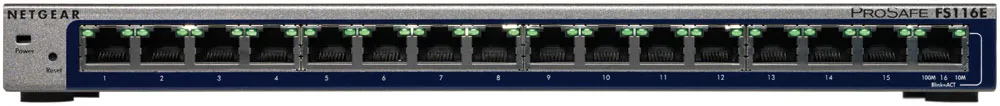 FS116E - Netgear ProSafe FS100 Series FS116 16 x Ports 10/100Base-TX ...