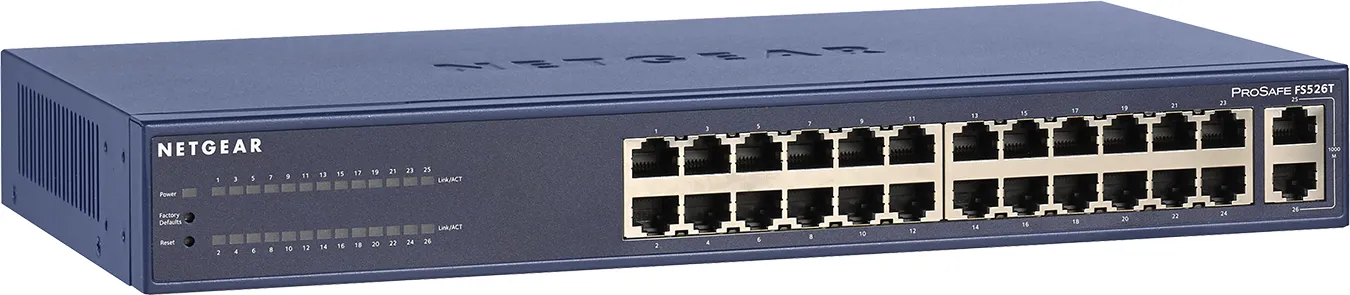 FS526T-200NAS - Netgear 24-Port 10/100/1000Base-TX Managed Fast Ether…