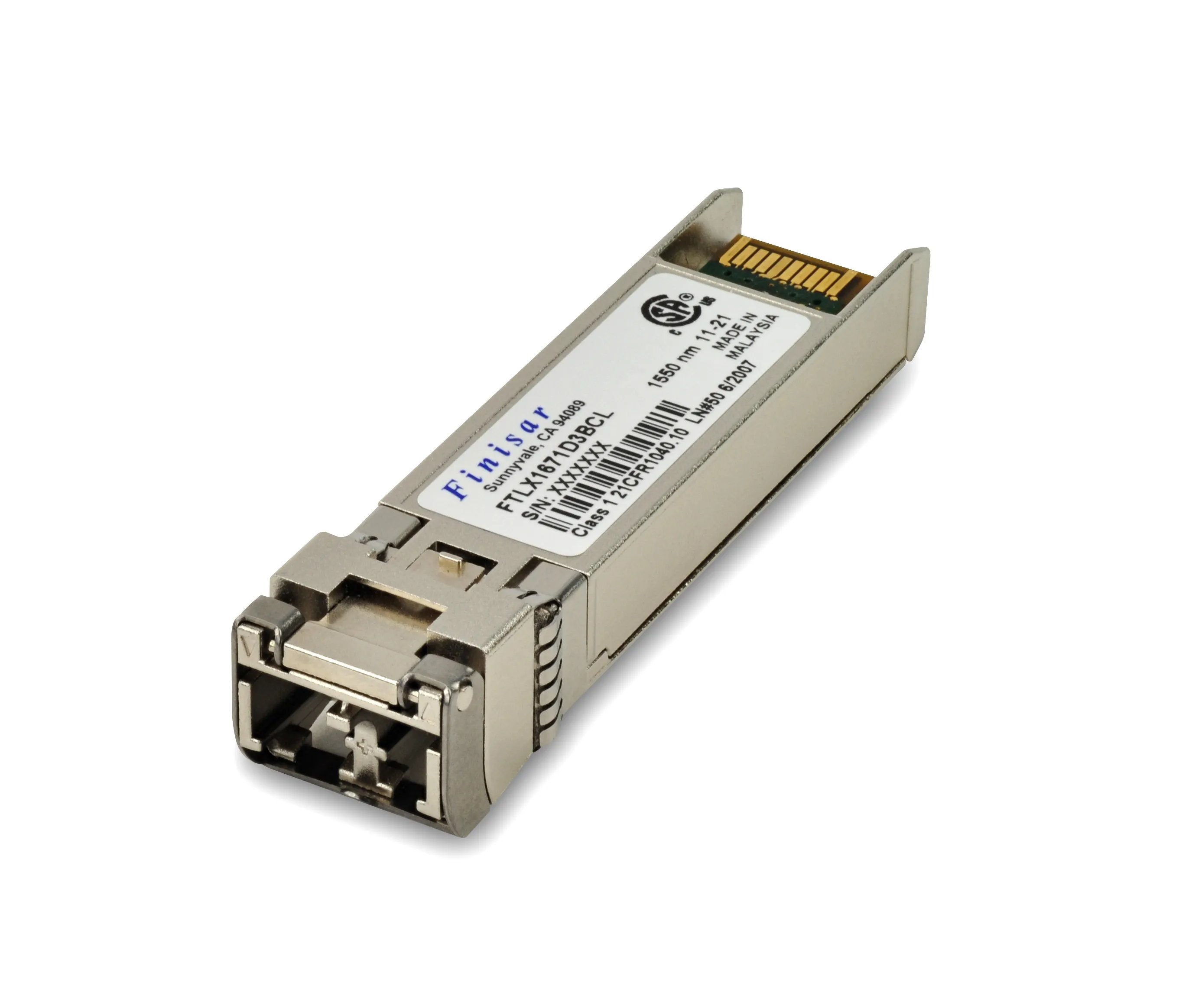 FTLX1671D3BCL - Finisar 10Gbps 10GBase-ER Single-mode Fiber 40km 1550…