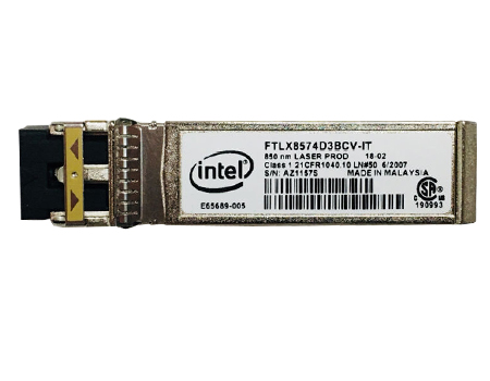 FTLX8574D3BCV-IT - Intel 10GBase-SR/SW 850nm LC Connector SFP+ Transc…