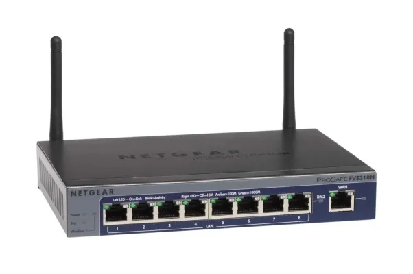 FVS318N-100NAS - Netgear 8-Port VPN Firewall 10/100Mbps Wireless Rout…