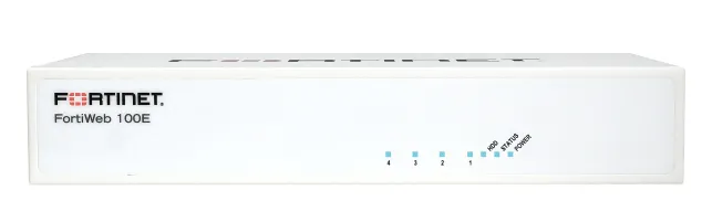 FWB-100E - Fortinet FortiWeb 100E Series 4 x Ports 1000Base-T RJ-45 1U  Rack-mountable Network Security Firewall Appliance