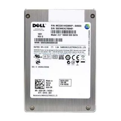 G613R - Dell 100GB SATA 2.5-inch Solid State Drive for PowerEdge 1950