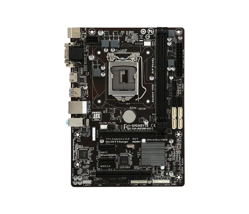 Gigabyte Intel Lga 1150 Socket Processors GA-B85M-HD3 Gigabyte