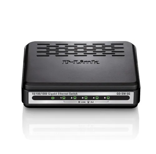 GO-SW-5G - D-LINK 5-Port 10/100/1000Base-T Unmanaged Fast Ethernet Sw…