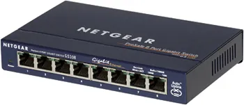 GS108 - NetGear ProSafe 8-Ports 10/100/1000Mbps Gigabit Ethernet Swit…