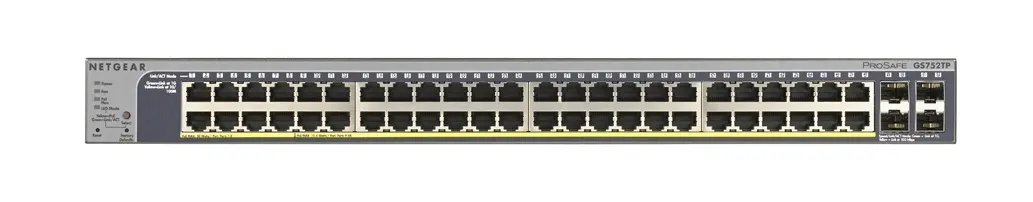 GS752TP-100NAS - Netgear 48-Port 10/100/1000 (PoE+) Managed Gigabit E…