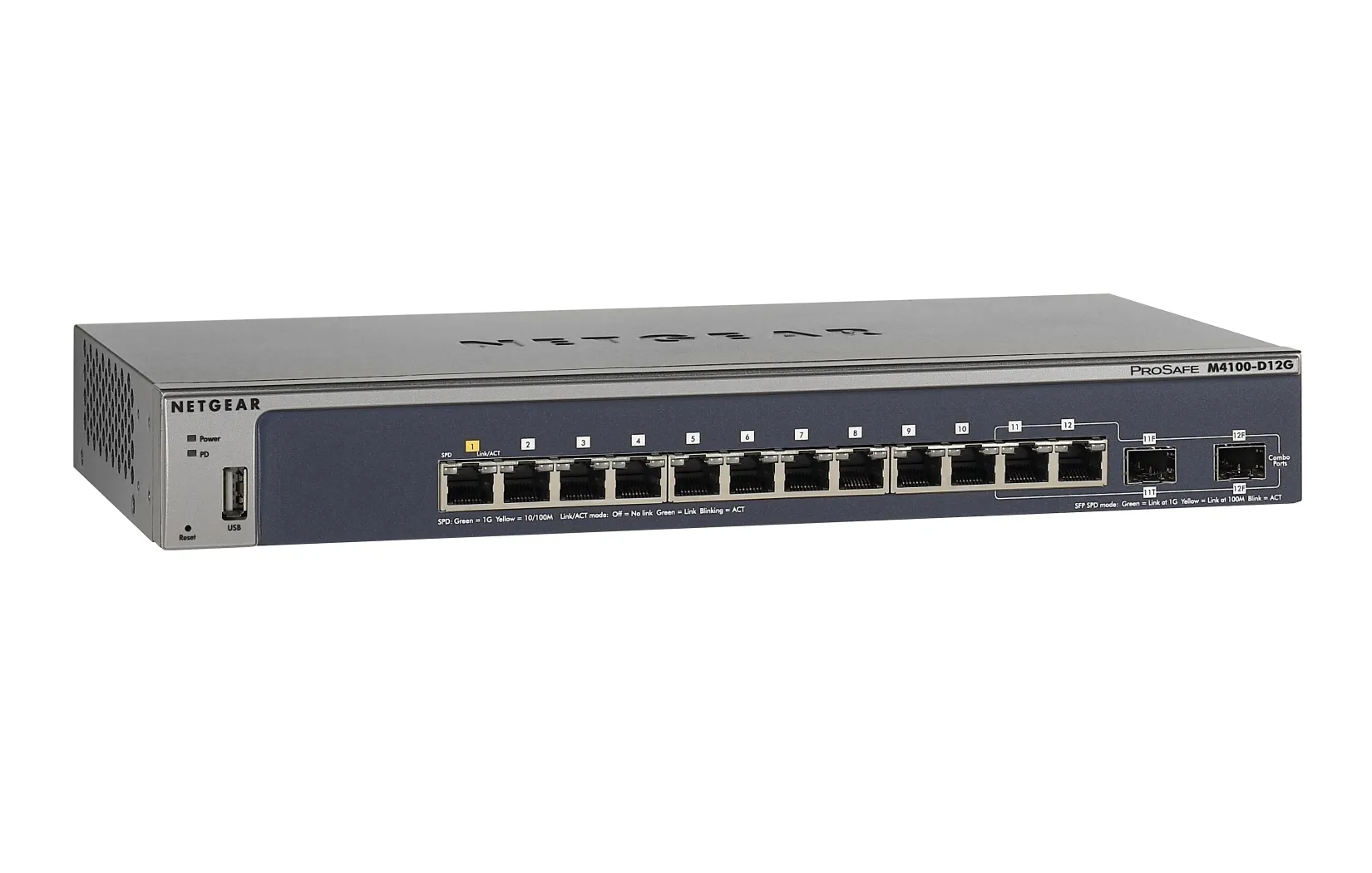 GSM5212-100NES - Netgear 16-Port 10/100/1000Base-T Layer-2 Managed Gi…