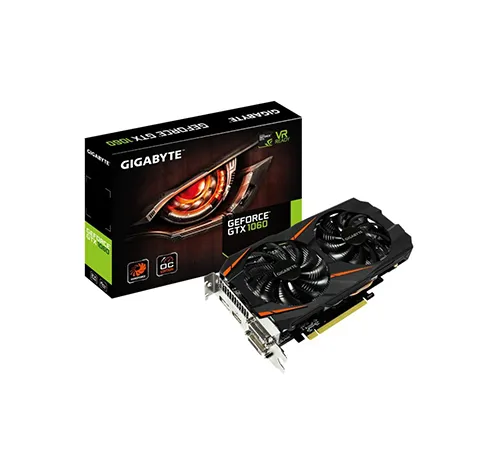 GV-N1060WF2OC-6GD - Gigabyte 6GB Ultra Durable VGA Geforce GTX 1060 G…