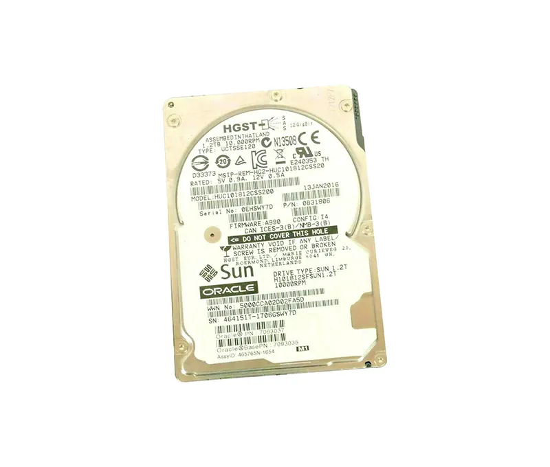 H101812SFSUN1.2T - Sun 1.2TB 10000RPM SAS 12Gb/s 2.5-inch Hard Drive