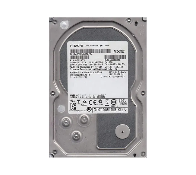 H3U20006472S - HGST 2TB 7200RPM SATA 6Gb/s 3.5-in Hard Drive