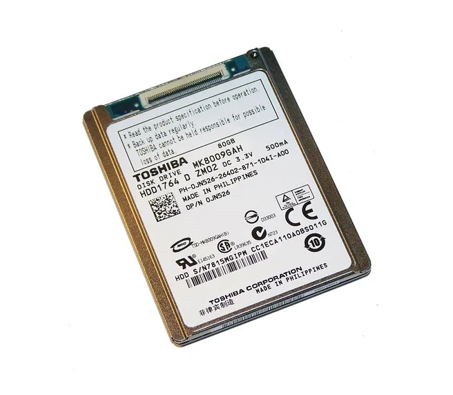 HDD1764 - Toshiba 80GB 4200RPM 2MB Cache ATA/IDE-100 ZIF Connector 1.…