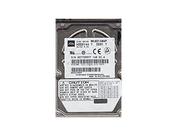 HDD2144 - Toshiba 6GB 4200RPM ATA-66 1MB Cache 2.5-inch Hard Disk Dri…