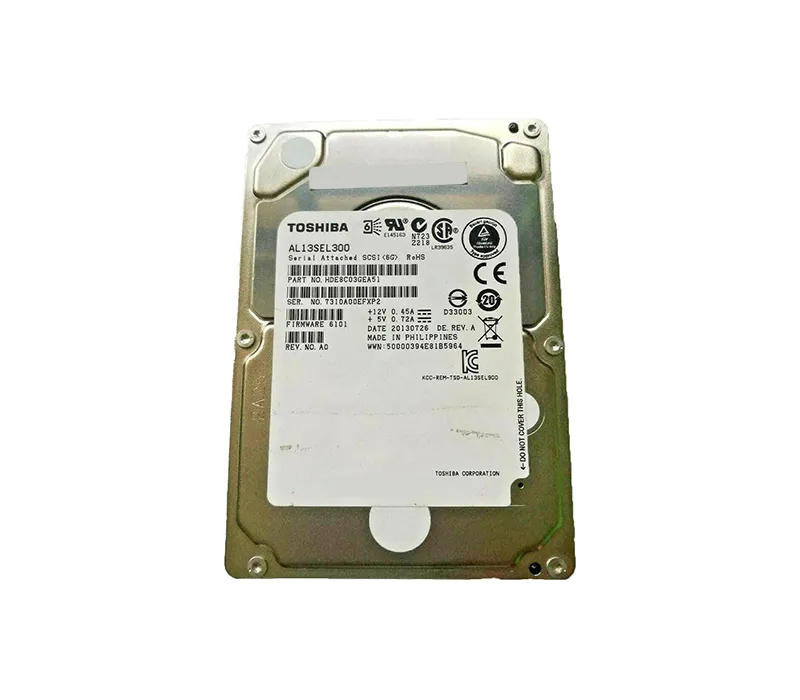 HDE8C03GEA51 - Toshiba 300GB 10000RPM SAS 6GB/s 64MB Cache 3.5-inch H…