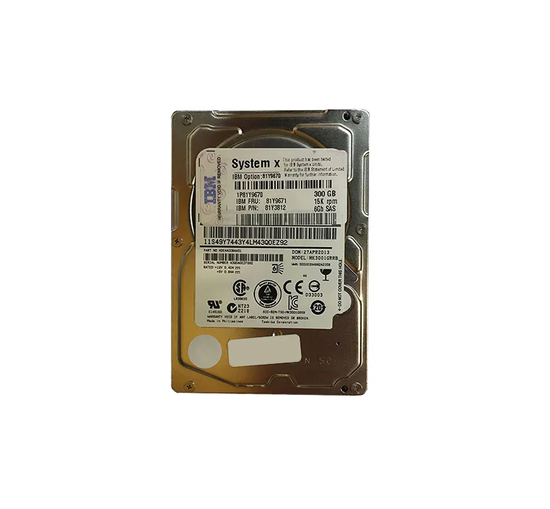 HDEAA00BAA51 - Toshiba Enterprise 300GB 15000RPM SAS 6Gb/s 32MB Cache…