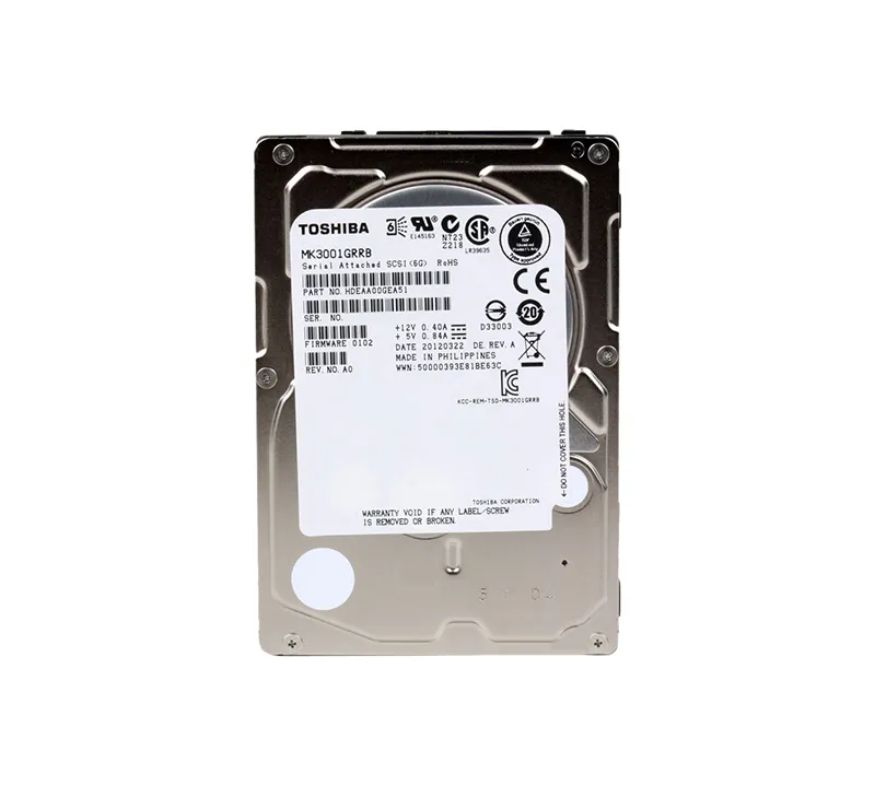 HDEAA00GEA51 - Toshiba Enterprise 300GB 15000RPM SAS 6GB/s 32MB Cache…